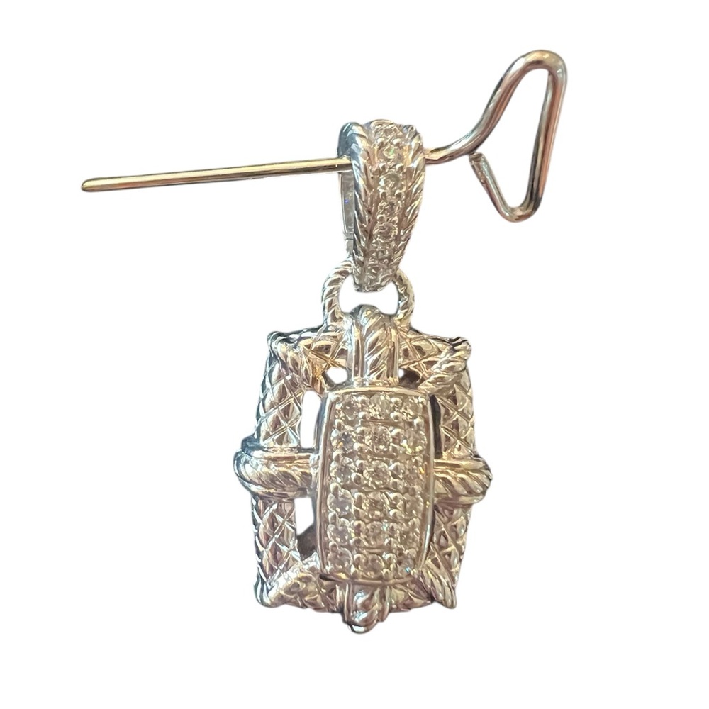 Judith Ripka Silver Pendant